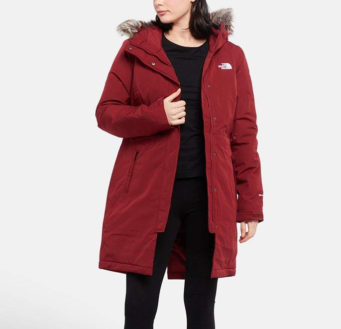 The North Face
Parka with fur trim