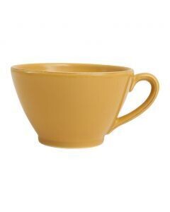 Tazza da colazione color senape