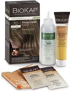 BioKap Nutricolor Tinta per Capelli Delicato Rapido 7.0 Biondo Medio Naturale