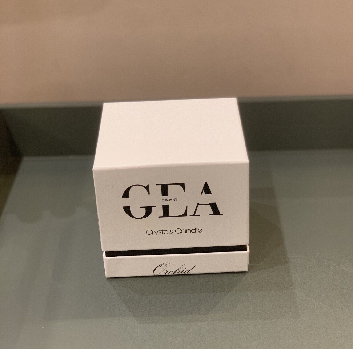 Candele Profumate con Cristalli Company Gea Crystal candle Orchidea