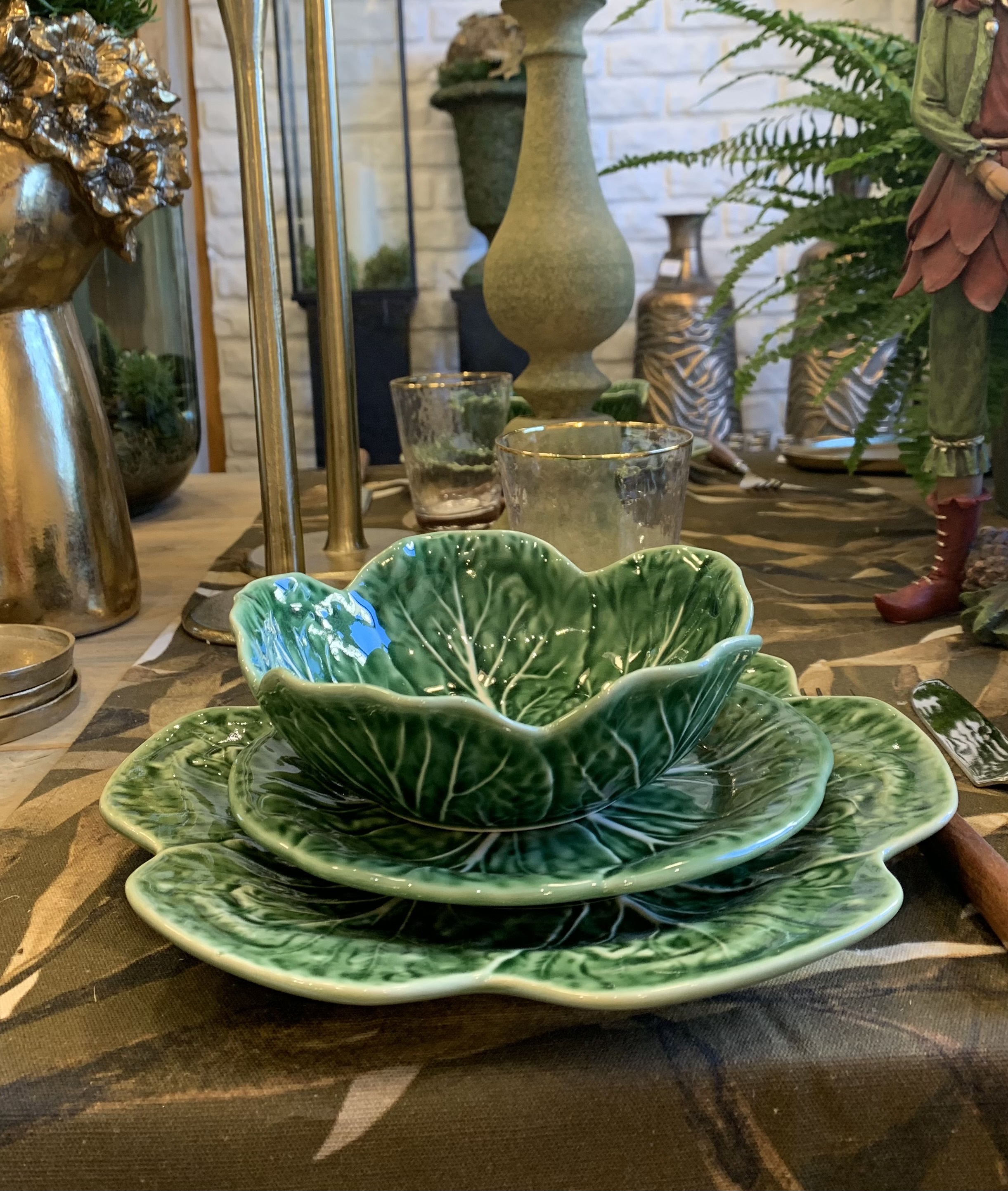 Servizio di piatti BORDALLO PINHEIRO 4 posti tavola