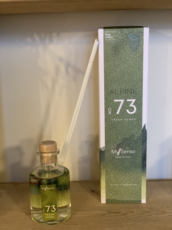 Diffusore Alpine 200ml N°73 Fresh Herbs MySenso ALPINE Diffusore Alpine 200ml N°73 Fresh Herbs MySenso ALPINE