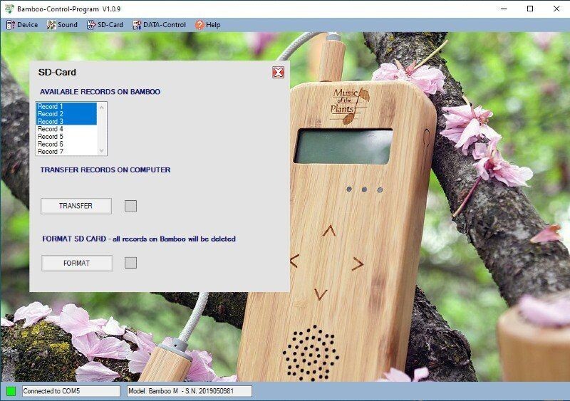 Bamboo Control Software
