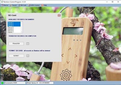 Bamboo Control Software