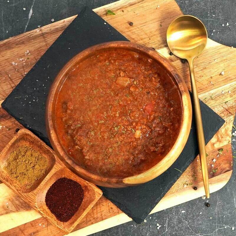Beanless Beef Chili with Bone Broth and Hidden Liver