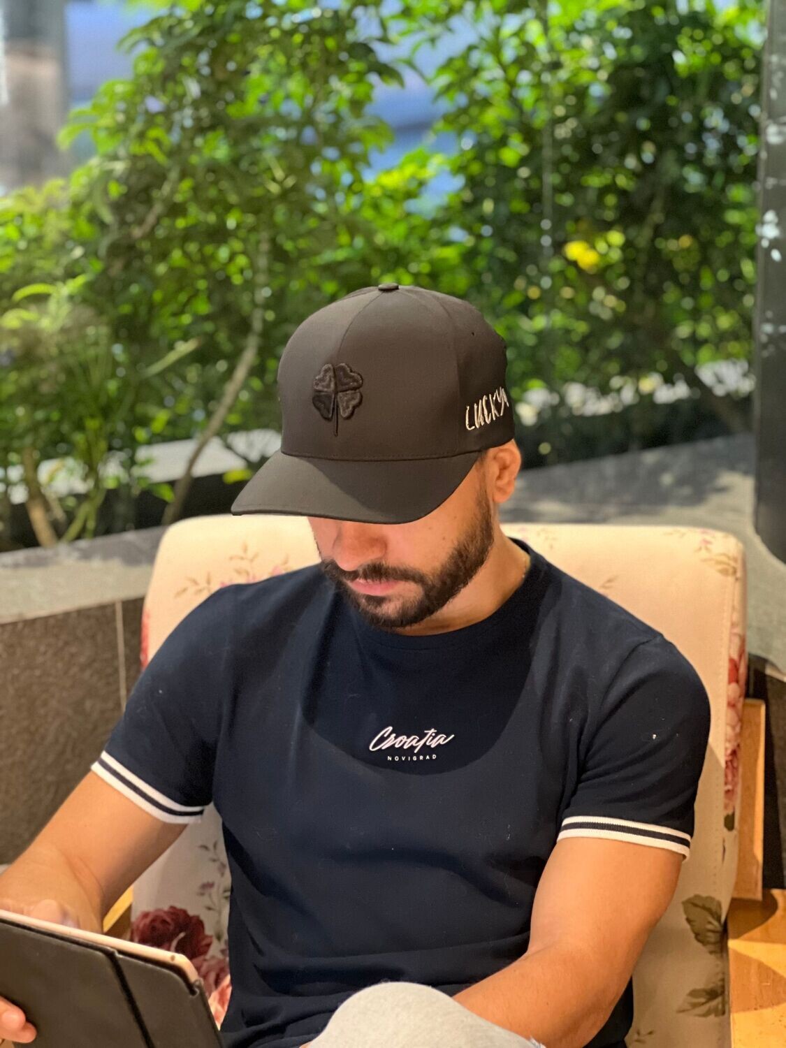 Gorra en Algodón Lucky4 Bordado