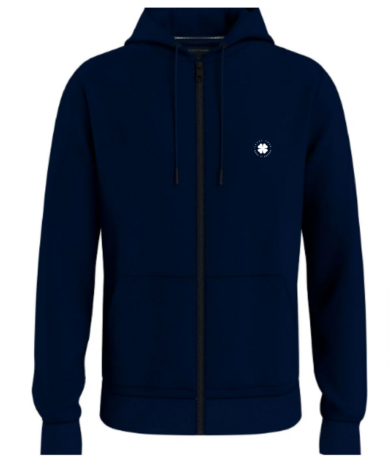 Hoodie Blue Dark Lucky Four