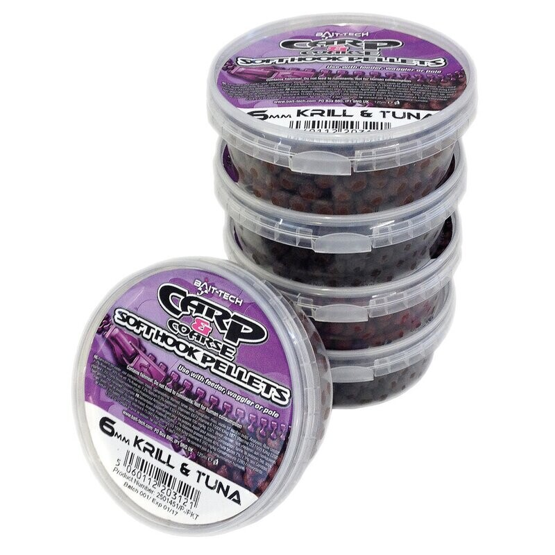 SOFT PELLETS KRILL &amp; TUNA 6 MM - BAIT-TECH