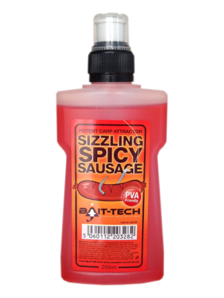 LIQUID SPICY SAUCAGE  250 ml- BAIT-TECH