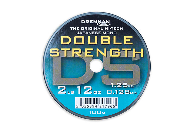 Double Strength , 100m , 2lb 12oz /  0.128mm Drennan