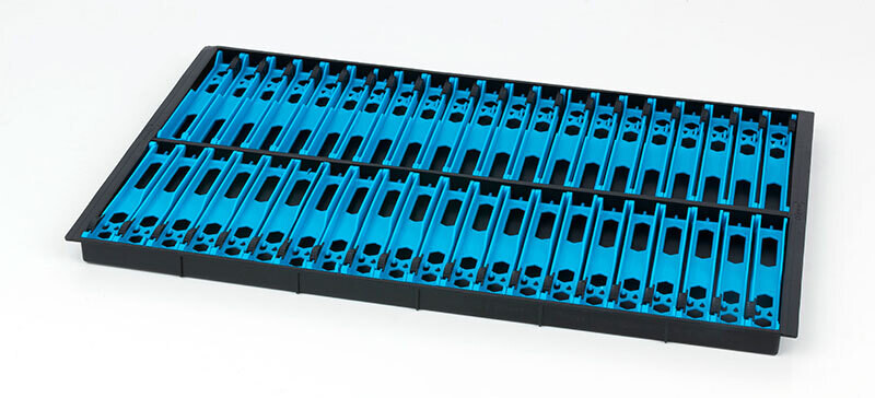 Loaded Pole Winder Tray 13cm (42 Pack) Light Blue- MATRIX