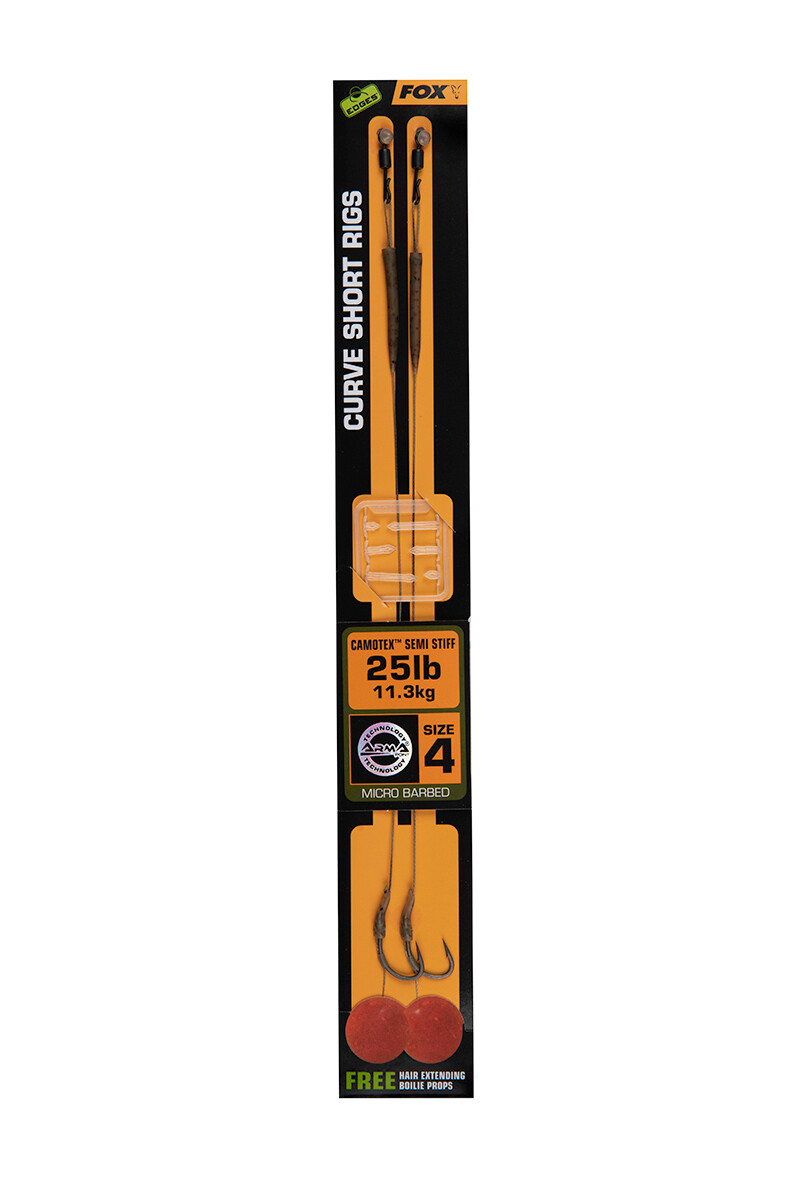 Edges Curve Short 4 - 25lb Camotex Semi Stiff x 2- FOX