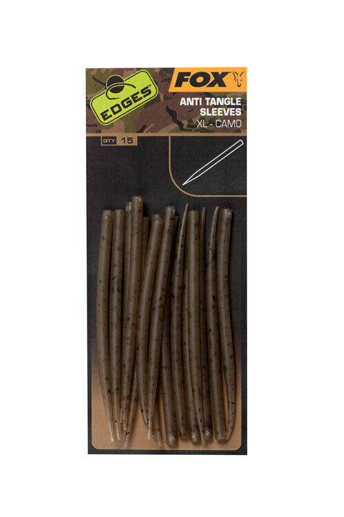 Camo XL Anti Tangle Sleeves x15 - FOX