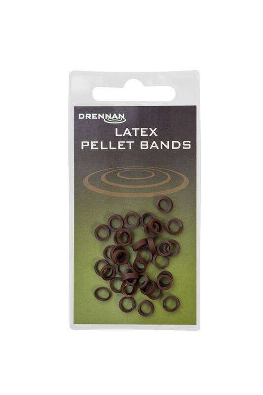 Latex Pellet Bands , Dark Brown , 3mm , Small - DRENNAN