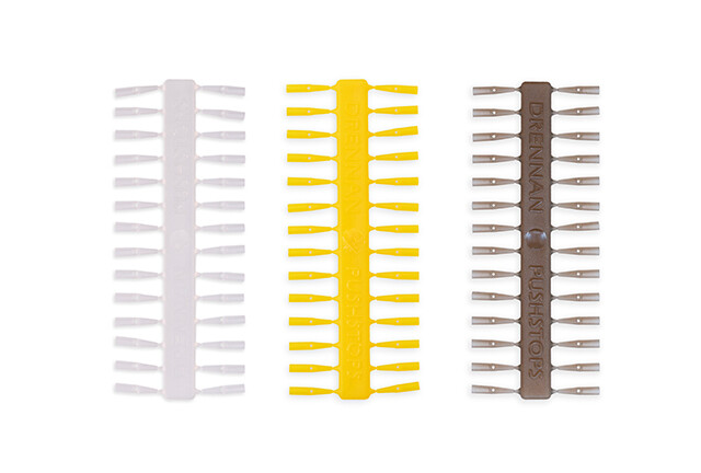 Pushstops , brown - DRENNAN