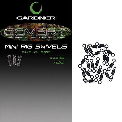 Covert Mini Rig Swivels sz 12- GARDNER