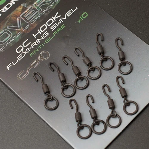 Covert QC Hook Flexi-Ring Swivels - GARDNER