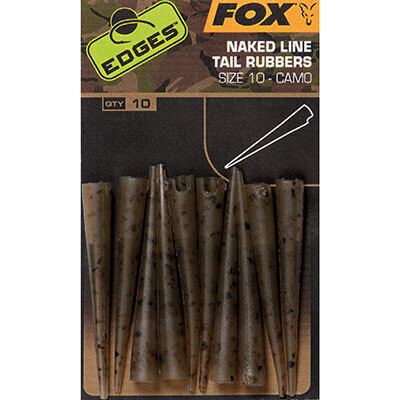Edges Camo Naked Line Tail Rubbers Sz 10 - FOX