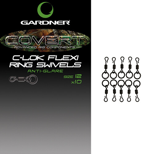 Covert C-lok Flexi Ring Swivels sz 12 GARDNER