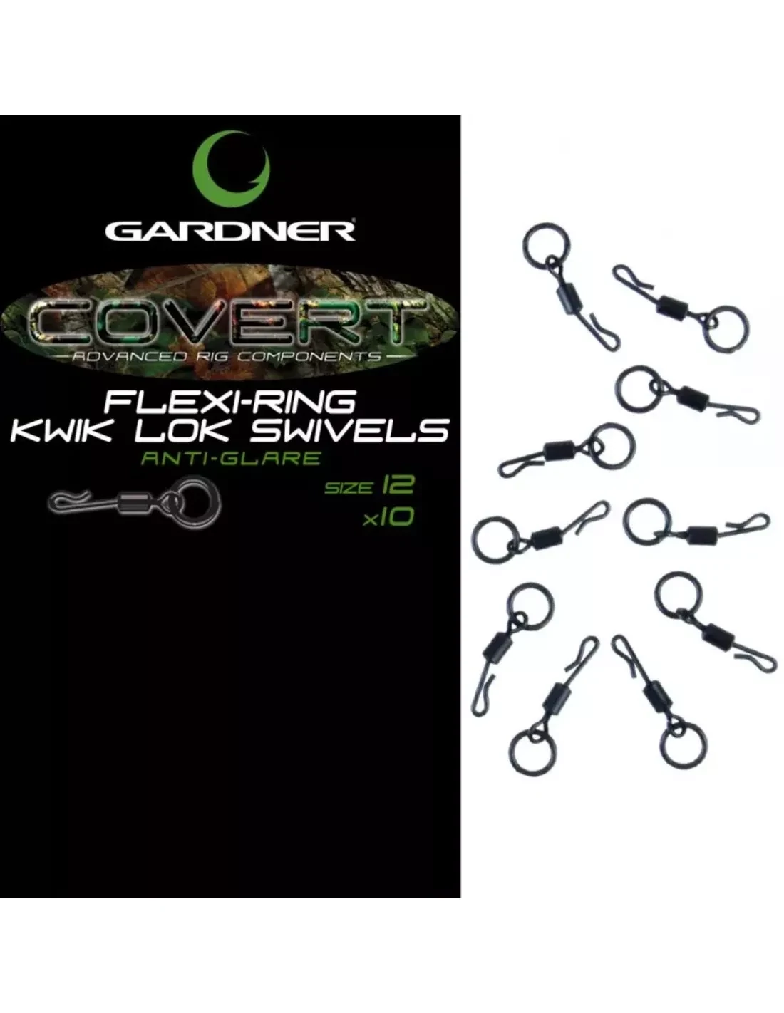 Covert Flexi-Ring Kwik Lok Swivels SZ 12 - GARDNER