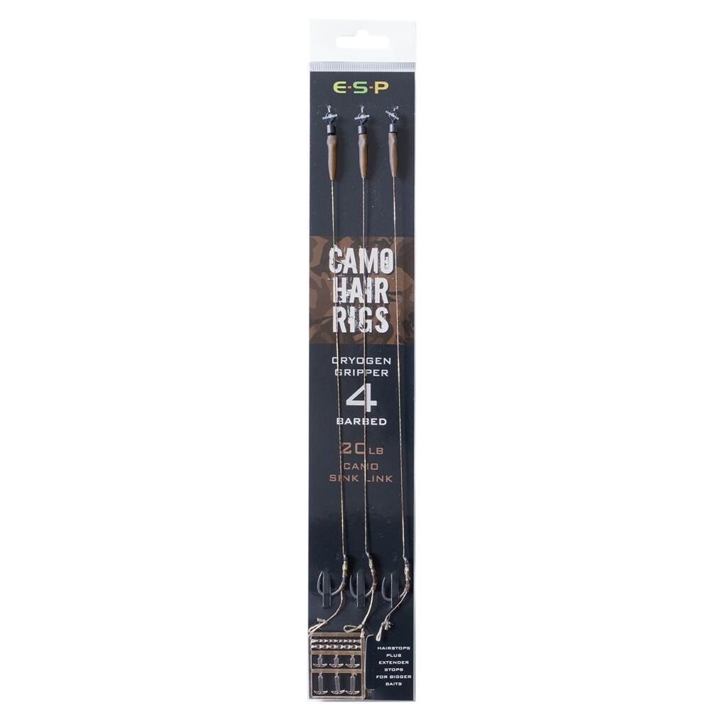 4  barbed Camo Hair Rig Gripper - ESP