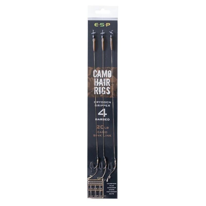 6 barbed Camo Hair Rig Gripper - ESP