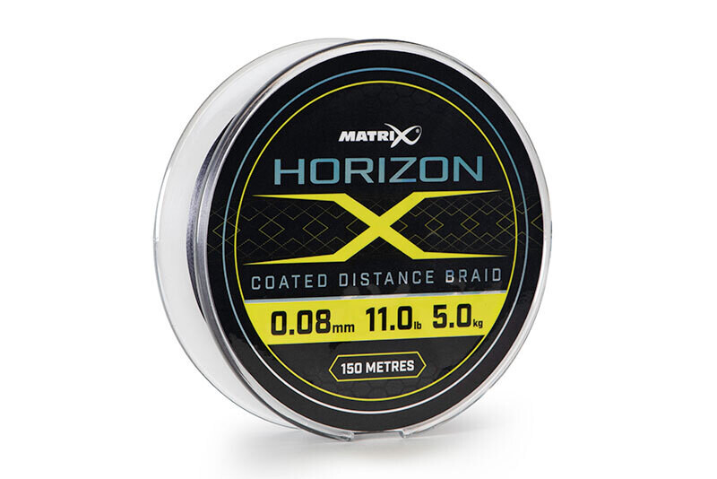 Matrix Horizon X Coated Braid 0.8mm Ø - 11.0lb / 5.0kg x150m - MATRIX