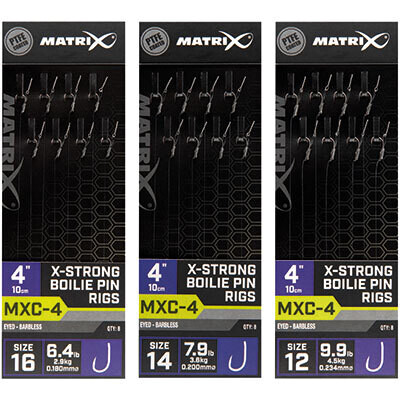 MXC-4 Sz 16 Barbless0.165mmXS Boilie Pin - MATRIX