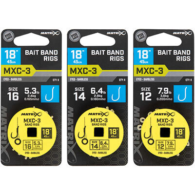 MXC-3 Sz 14 Barbless 0.18mm Band - MATRIX