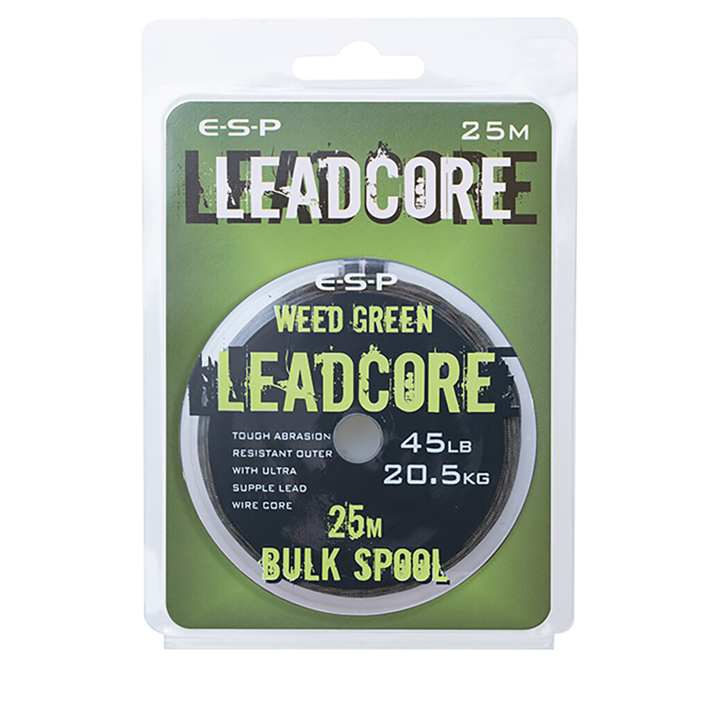 Leadcore ,Weedy Green 45lb (25m) - ESP