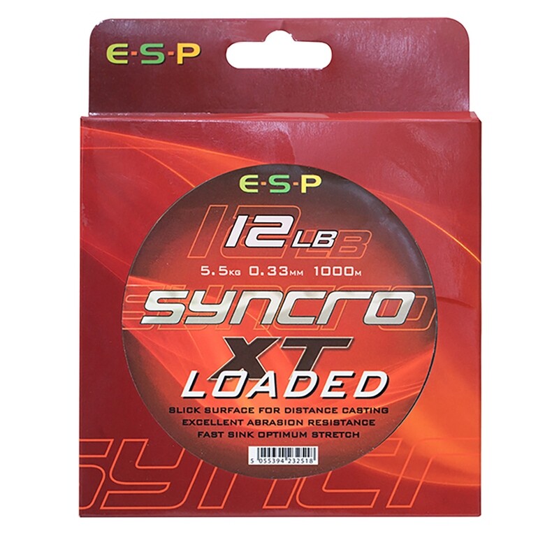 Syncro XT Loaded 1,000m , Green 12lb - ESP