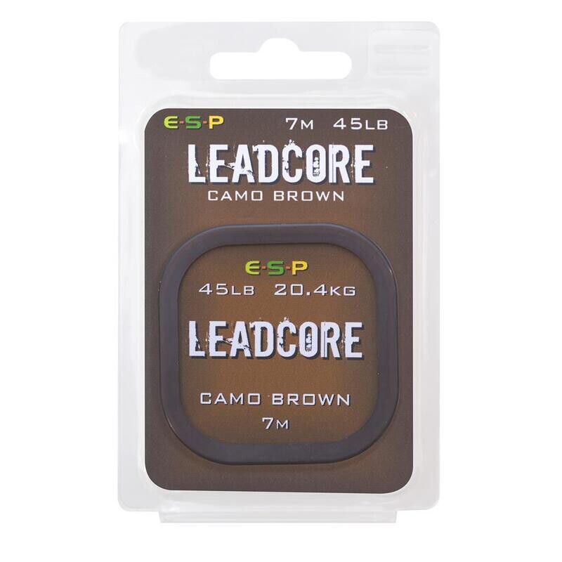 Leadcore , Camo Brown 45lb  (7m) - ESP