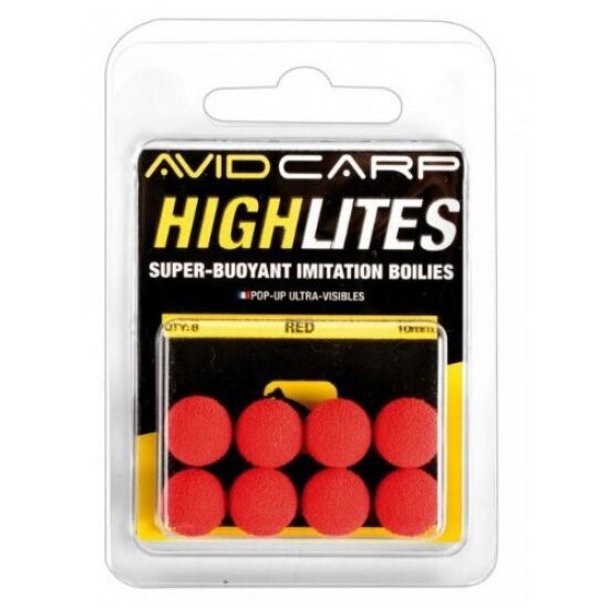 HIGHLITES - 14mm RED - 	AVID CARP