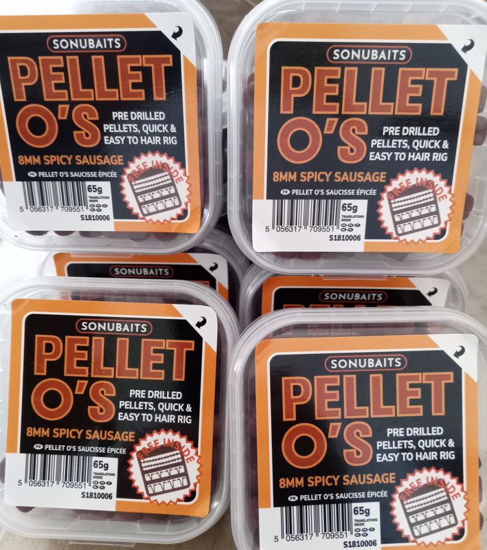SPICY SAUSAGE 8MM - PELLET O'S - SONUBAITS
