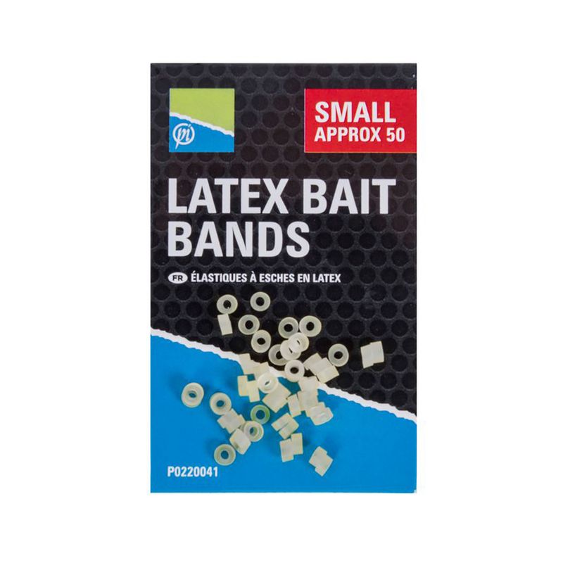 LATEX BAIT BANDS - SMALL - PRESTON