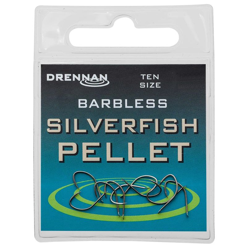 Silverfish Pellet Hooks - Barbless - DRENNAN