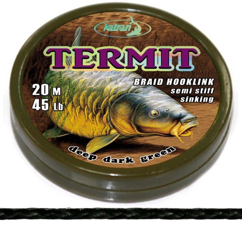 Braided hook link TERMIT 35 LB 20 m - KATRAN