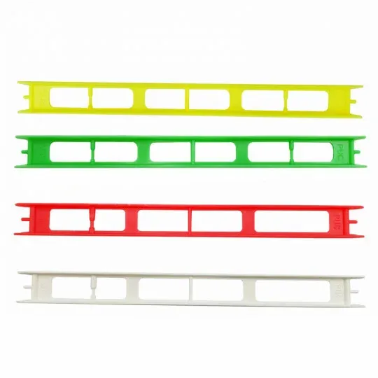 8 PLANKJES IN PLASTIEKEN DOOSJE 16 cm