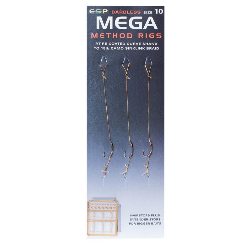Mega Method Rig 10 Barbless - ESP