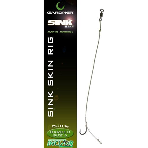 Barbless size 6 SINK RIG  - GARDNER