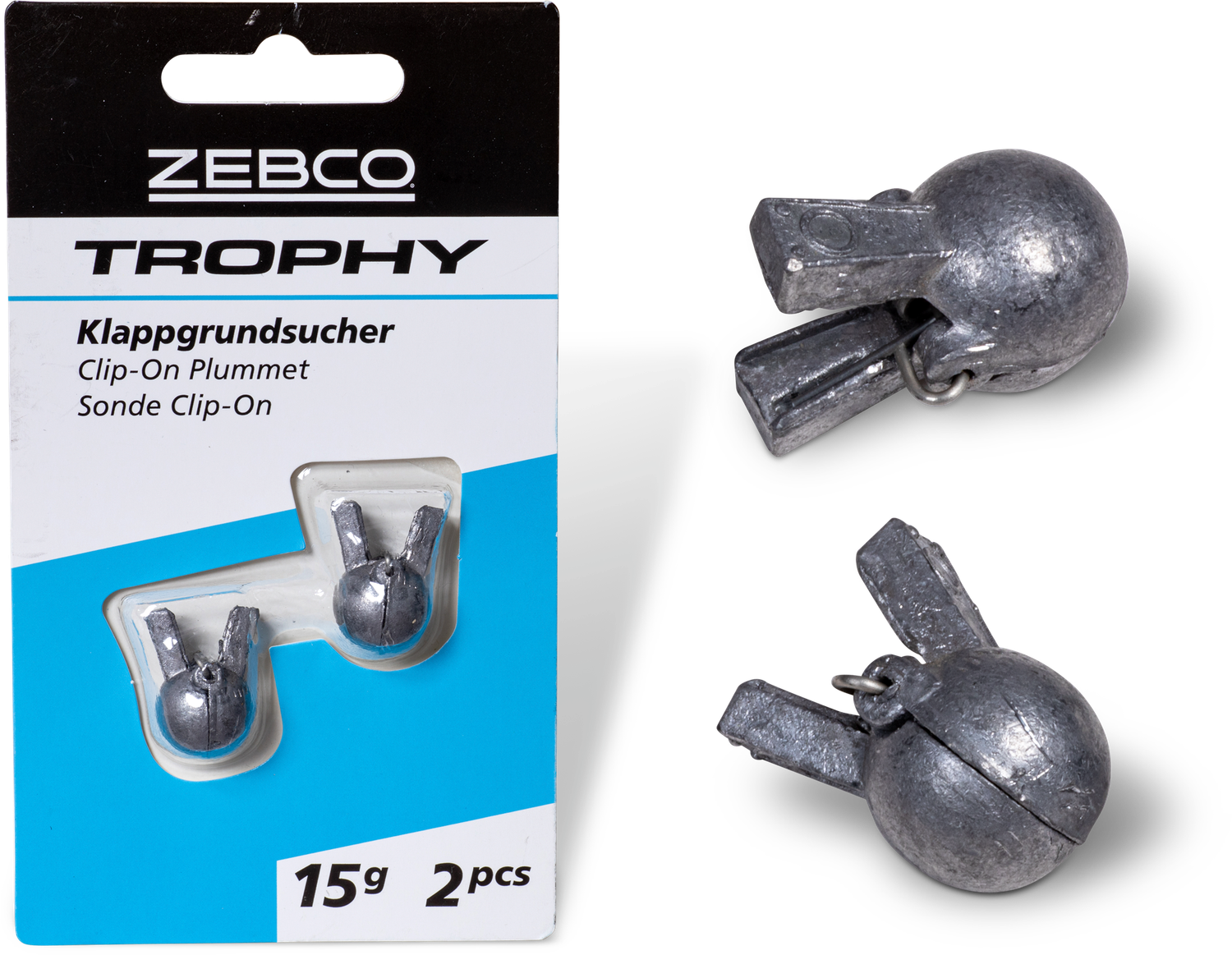 Trophy clip on plummets 20g - ZEBCO