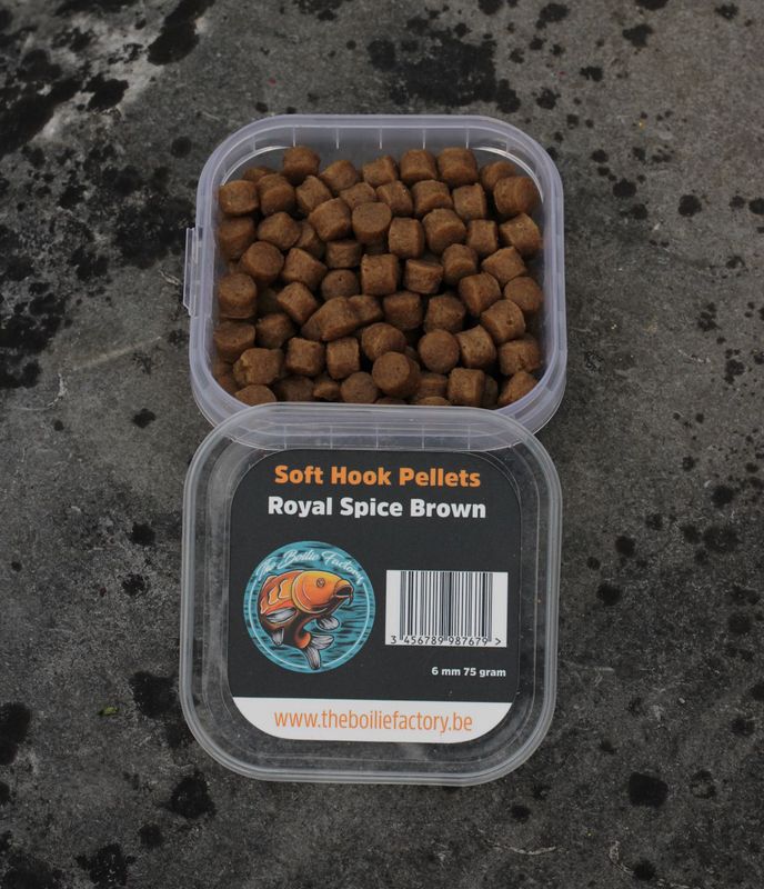 Royal spice Brown soft hookpellets - TBF