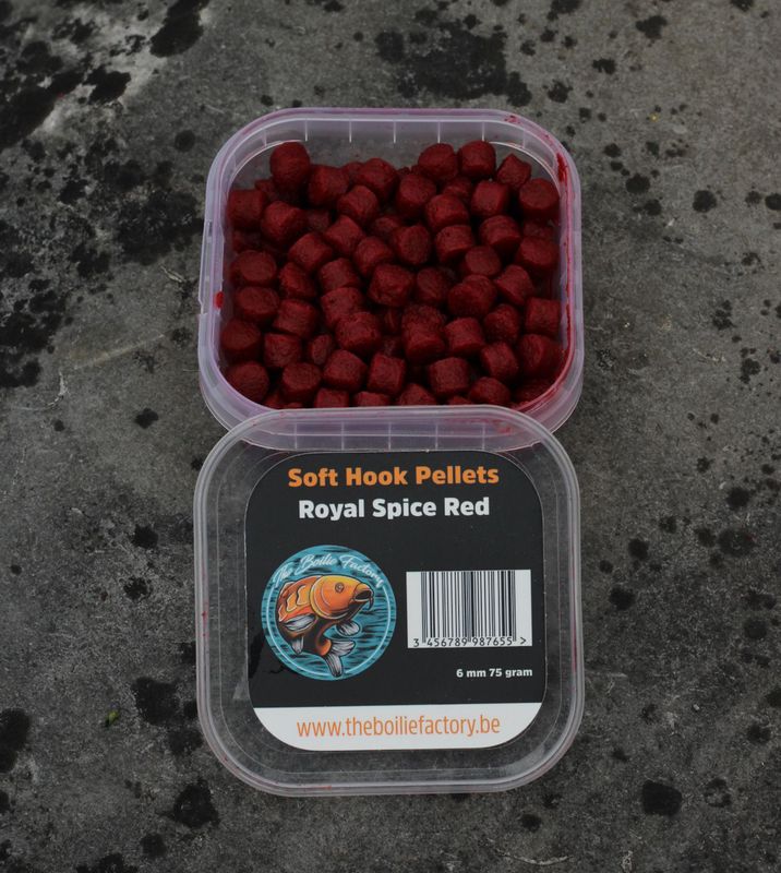 Royal spice Red soft hookpellets - TBF