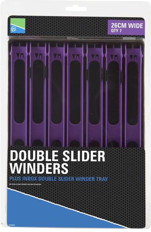 DOUBLE SLIDER WINDERS 18cm RED - PRESTON