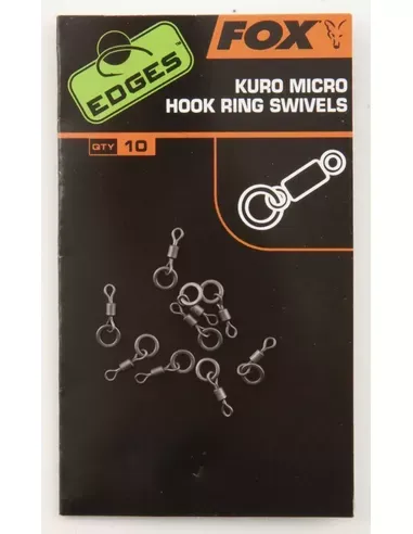 Kuro micro hook ring swivels - FOX