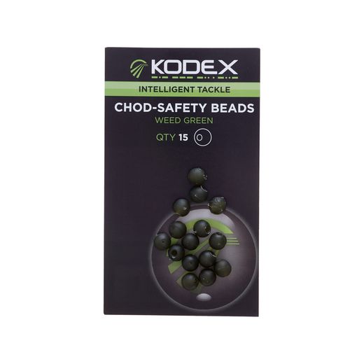 Chod safety beads  GREEN - KODEX