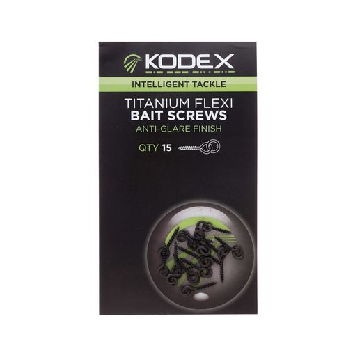 Titanium flexi bait screws - KODEX
