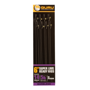 Super LWG ready rigs size 14 - Guru Tackle
