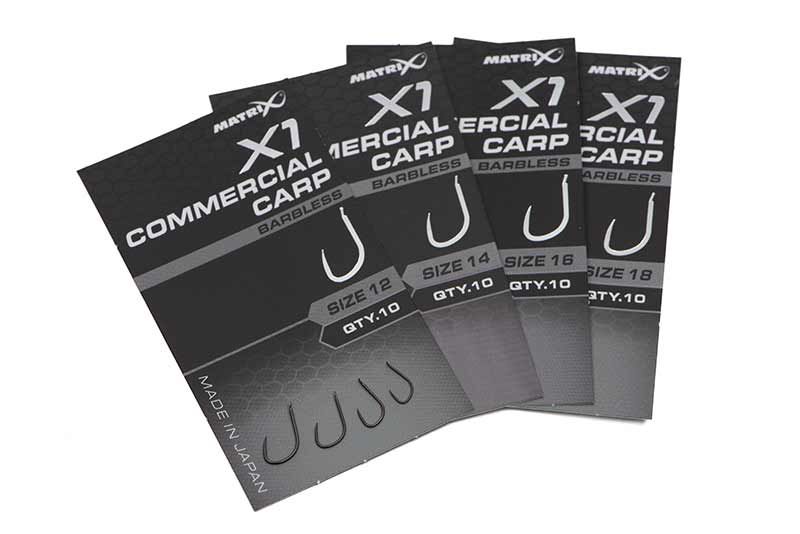 X1 - Commercial Carp Hooks - MATRIX
