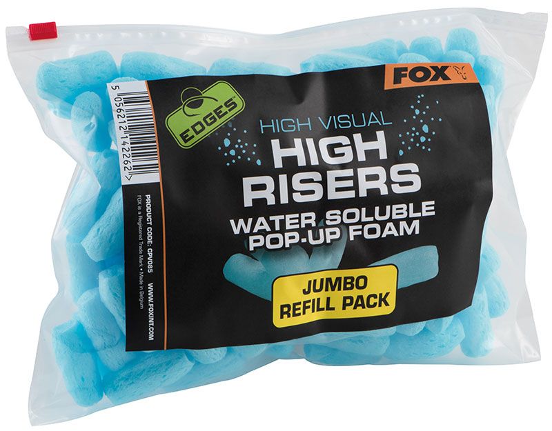 High risers water soluble pop up foam JUMBO PACK - FOX